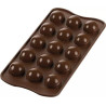 Stampo cioccolatino tartufino di ø25 mm linea 3Design di Silikomart
