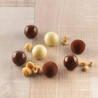 Stampo cioccolatino tartufino da 25 mm linea 3Design di Silikomart Stampo cioccolatino tartufino da 25 mm linea 3Design di Silikomart