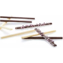 Sigaro di cioccolato Decora: stampo policarbonato 18 barrette da 8,5xh5,5 cm