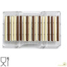 Sigaro di cioccolato Decora: stampo policarbonato 18 barrette da 8,5xh5,5 cm