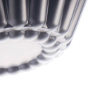 Stampo forma babà o budino margherita senza tubo altezza 9 cm in alluminio