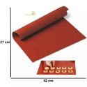 Foglio o Tappeto in silicone Silicopat 5 di 27x42 cm da Silikomart