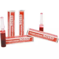 Colorante alimentare idrosolubile Liquido Rosso in fiala da 2 g di Madma
