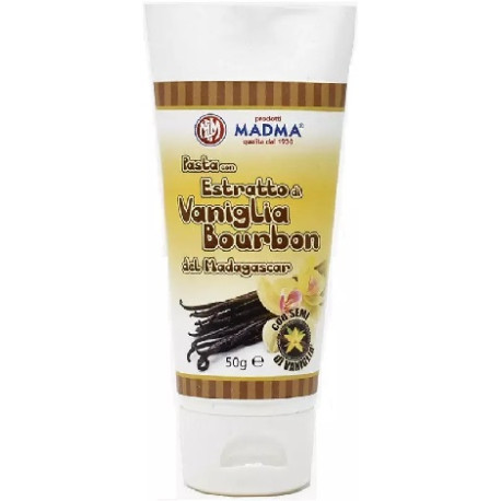 Pasta con estratto di vaniglia Bourbon del Madagascar in tubetto da 50 g da Madma