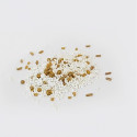 Sprinkles Mix White Christmas Madma 90 g – Decorazioni Natalizie Oro e Bianco per Dolci e Biscotti