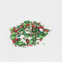 Sprinkles Mix Merry Christmas Madma 90 g – Decorazioni Natalizie di Zucchero con Alberelli e Stelle per Dolci e Biscotti