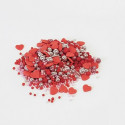 Sprinkles Mix Falling in Love Madma (90g) – Decorazioni di Zucchero a Tema con Cuori Rossi per Dolci e Biscotti