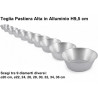 Teglia per pastiera alta o ruoto per pastiera alta o stampo pastiera alta in alluminio per alimenti ø36xh9,5 cm