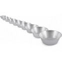 Teglia per pastiera alta o ruoto per pastiera alta o stampo pastiera alta in alluminio per alimenti ø36xh9,5 cm