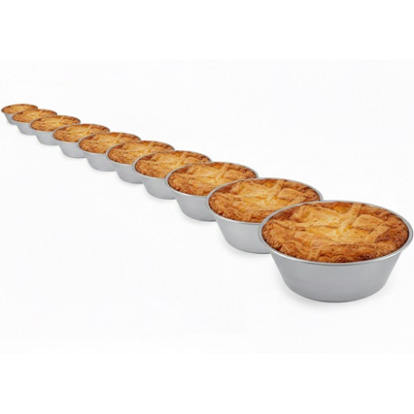 Teglia per pastiera alta o ruoto per pastiera alta o stampo pastiera alta in alluminio per alimenti ø36xh9,5 cm