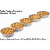 Teglia per pastiera normale o ruoto per pastiera normale o stampo pastiera normale in alluminio per alimenti varie misure