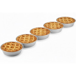 Teglia per pastiera normale o ruoto per pastiera normale o stampo pastiera normale in alluminio per alimenti varie misure