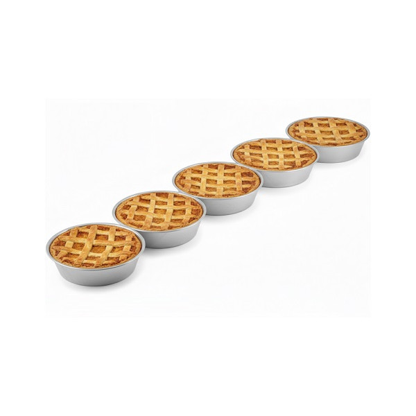 Teglia per pastiera normale o ruoto per pastiera normale o stampo pastiera normale in alluminio per alimenti varie misure
