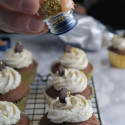 Oro alimentare in briciole Decora: confezione da 0,125 g di oro alimentare da 23 carati