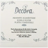 Confezione da 5 dogli di argento alimentare, da 23 carati, di dimensioni da 86 x 86 mm da Decora Confezione da 5 dogli di argento alimentare, da 23 carati, di dimensioni da 86 x 86 mm da Decora