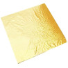 Confezione da 5 dogli di oro alimentare, da 23 carati, di dimensioni da 86 x 86 mm da Decora Confezione da 5 dogli di oro alimentare, da 23 carati, di dimensioni da 86 x 86 mm da Decora