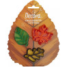 Set 3 taglia-biscotti foglie autunnali miste in plastica da Decora