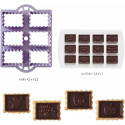 Set CiocCookies Halloween: tagliapasta in plastica per gallette e Stampo Termoformato per placchette di Cioccolato da Decora