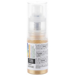 Glitter Dust Oro 10g - Colorante Alimentare in Polvere Spray Perlescente | Silikomart i78