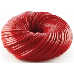 Silikomart INTRECCIO – Stampo in Silicone Ø21×H7cm per Torte e Semifreddi a Fili Intrecciati (1650ml)