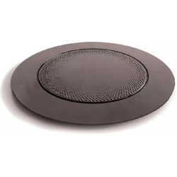 Set 10 trays round Silikomart vassoi tondi in plastica nera riutilizzabili ø165xh7 mm