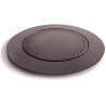 Set 10 trays round Silikomart vassoi tondi in plastica nera riutilizzabili ø165xh7 mm