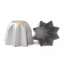 Stampo pandoro da 500 g in alluminio anodizzato da Decora di ø19,5xh15 cm Stampo pandoro da 500 g in alluminio anodizzato da Decora di ø19,5xh15 cm