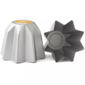 Stampo pandoro da 1 Kg in alluminio anodizzato da Decora di ø23,5xh17 cm