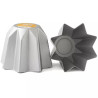 Stampo pandoro da 1 Kg in alluminio anodizzato da Decora di ø23,5xh17 cm