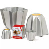 Stampo pandoro in alluminio anodizzato Decora da 500 g, 750 g e 1 Kg Stampo pandoro in alluminio anodizzato Decora da 500 g, 750 g e 1 Kg