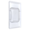 Stampo policarbonato vassoio di cioccolato 15,8x11,6xh1,7 cm 50 g spessore 2 mm Stampo policarbonato vassoio di cioccolato 15,8x11,6xh1,7 cm 50 g spessore 2 mm
