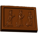 Tavoletta Percorso Natalizio 100 g stampo policarbonato cioccolato 15x7xh1 cm