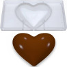 Stampo policarbonato cuore gigante di cioccolato 16x16 cm da 200 g
