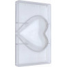 Stampo policarbonato cuore gigante di cioccolato 16x16 cm da 200 g