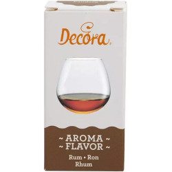 Aroma Rum Naturale Liquido Decora 50g Analcolico | Essenza per Babà e Pasticceria
