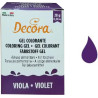 Colorante Alimentare Viola in Gel 28g Decora | Concentrato per Pasta di Zucchero e Creme