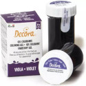 Colorante Alimentare Viola in Gel 28g Decora | Concentrato per Pasta di Zucchero e Creme