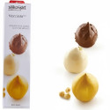 NOCCIOLA125 3D Fruits Silikomart | Stampo Silicone 5 Cavità da 125 ml con Supporto