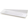 100 Piattini monoporzioni rettangolari in plastica bianca 14x4 cm Silikomart 100 Piattini monoporzioni rettangolari in plastica bianca 14x4 cm Silikomart
