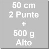 Kit Spillone 50 cm acciaio con 5 Stampi Panettone Alto in cellulosa 500 g