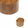 Set 10 Stampi Panettoncini Monoporzione (80g e 100g) Alto - Pirottini Canasta in Carta Forno Professionale