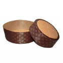 Set 2 stampi Panettone Basso Rigido 1500 g | Carta Forno Ondulata Professionale