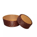 Set 5 stampi Panettone Basso Rigido 750g | Carta Forno Ondulata Professionale
