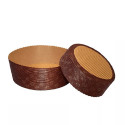 Set 5 stampi Panettone Basso Rigido 1Kg | Carta Forno Ondulata Professionale