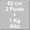 Kit Panettone Alto 1Kg: 5 Stampi in Carta Professionale + Spillone Raffreddamento DECORA Inox 62 cm