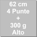 Kit Panettone Alto 300g: 5 Stampi in Carta Professionale + Spillone Raffreddamento DECORA Inox 4 punte 62 cm