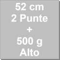 Kit Panettone Alto 500g: 5 Stampi in Carta Professionale + Spillone Raffreddamento DECORA Inox 52 cm