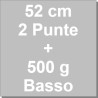 Kit Panettone Basso 500g: 5 Stampi in Carta Professionale + Spillone Raffreddamento DECORA Inox 52 cm