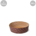 Set 5 Stampi Panettone Basso in carta forno professionale da 500 g