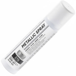 Metallic Spray Silver 250ml Silikomart i78 | Colorante Alimentare Effetto Metallizzato per Torte e Mousse Congelate
